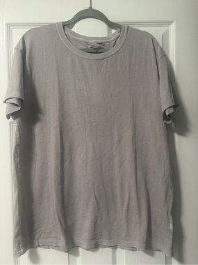 Unsubscribed AEO Radiance Gray 100% Cotton Boy Tee NWT Medium Made in USA